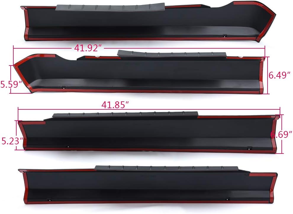 CHEDA Trail Armor – Protector de cubierta de panel basculante compatible con 2009, 2010, 2011, 2012, 2013, 2014-2018, Dodge Ram 1500, 2500, 3500,