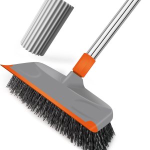 BITOPE – Cepillo multiusos con mango largo, cepillo de limpieza resistente de 10 pulgadas de ancho con cerdas rígidas para limpieza de suelos para BITOPE – Cepillo multiusos con mango largo, cepillo de limpieza resistente de 10 pulgadas de ancho con cerdas rígidas para limpieza de suelos para