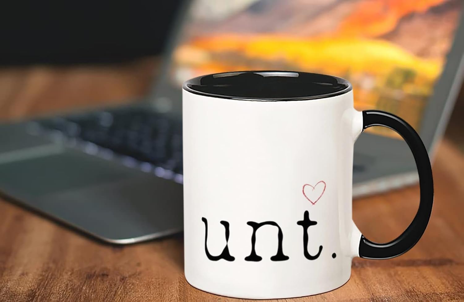 Fonhark – Taza de coño. Taza de corazón coño. Humor adulto, ofensivo, travieso, grosero, taza de café novedosa de 11 onzas