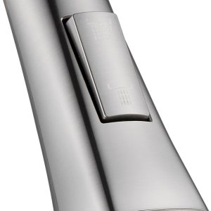 APLusee Cabezal pulverizador de grifo de cocina, 2 modos de repuesto de boquilla de cabezal rociador, níquel cepillado APLusee Cabezal pulverizador de grifo de cocina, 2 modos de repuesto de boquilla de cabezal rociador, níquel cepillado