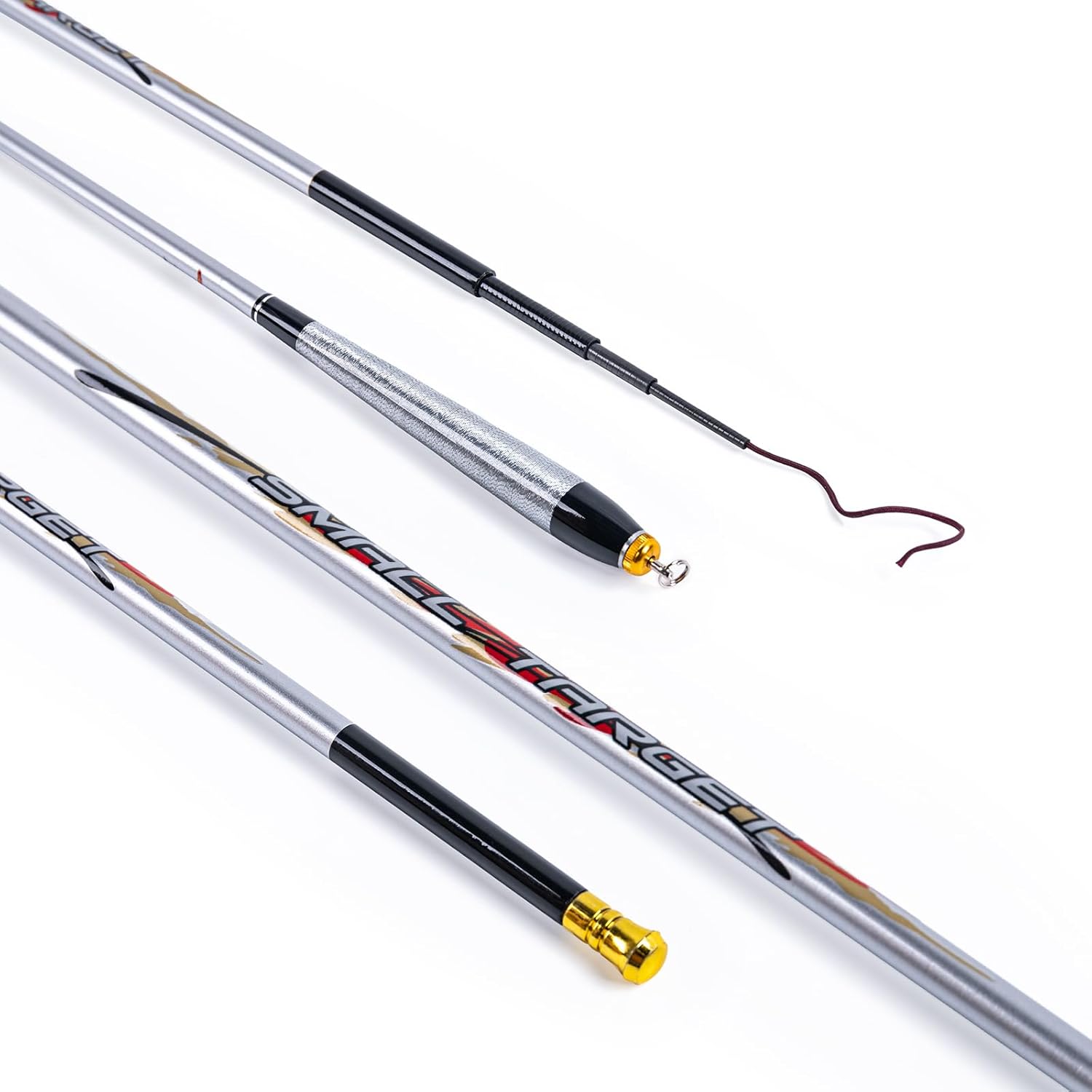 Goture 1.8m-3.6m Telescopic Fishing Rod Carbon Fiber Ultra Light Fishing Pole Portable Travel Rod Stream Carp Fishing