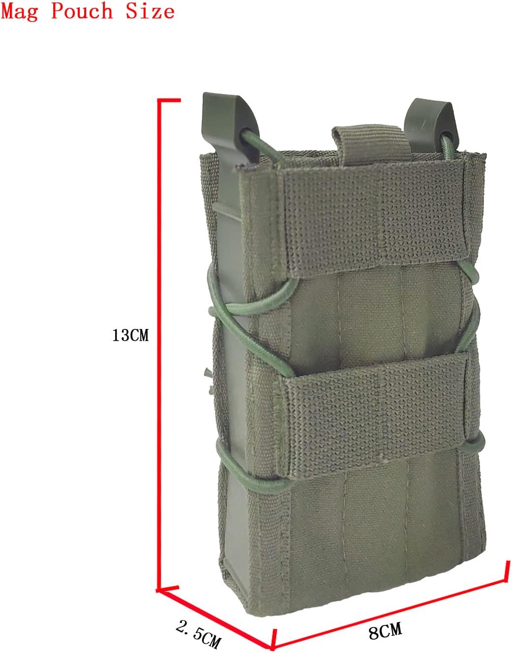 Mag Pouch Holder 0.219 in Rifle Magazine Bolsas Ajustable Universal Single Mag Holster