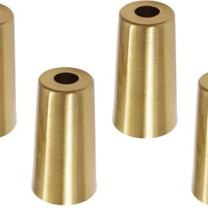 TTZEZE – 4 tapas de metal para patas de silla, fundas inferiores para patas de muebles, puntas redondas protectoras de suelo, accesorios decorativos TTZEZE – 4 tapas de metal para patas de silla, fundas inferiores para patas de muebles, puntas redondas protectoras de suelo, accesorios decorativos