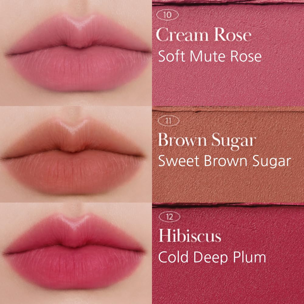 BBIA Last Powder Lipstick Series2 – Lápiz labial mate en polvo, cobertura completa, acabado mate que no se seca, textura de terciopelo sin peso,
