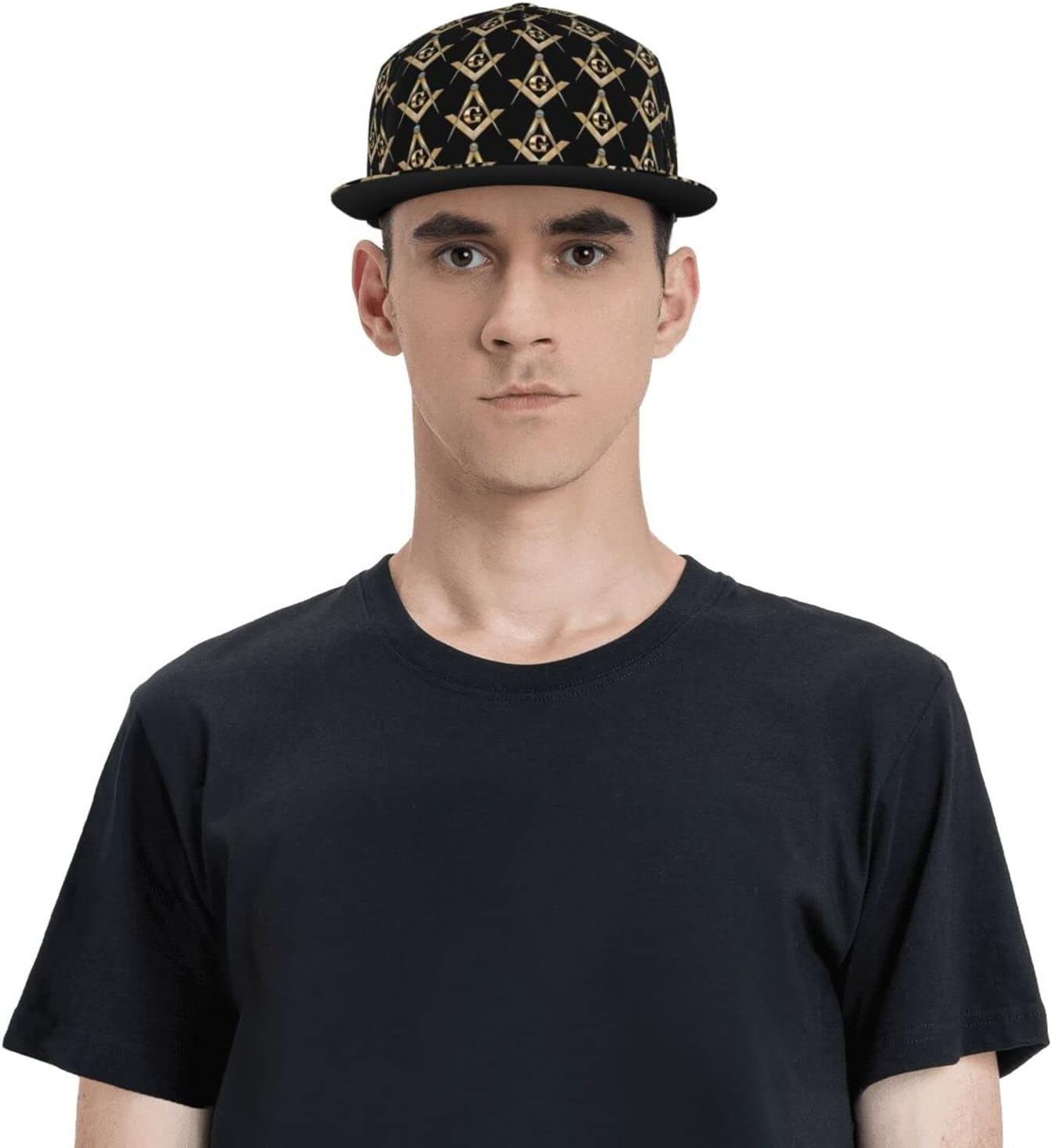 Gorra de béisbol con diseño de animales de dibujos animados para hombres y mujeres, estilo hip hop, visera plana, visera ajustable, gorra de
