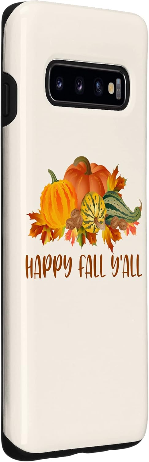 Funda para Galaxy S10 Happy Fall Y’all – Calabazas lindas calabazas otoño temporada