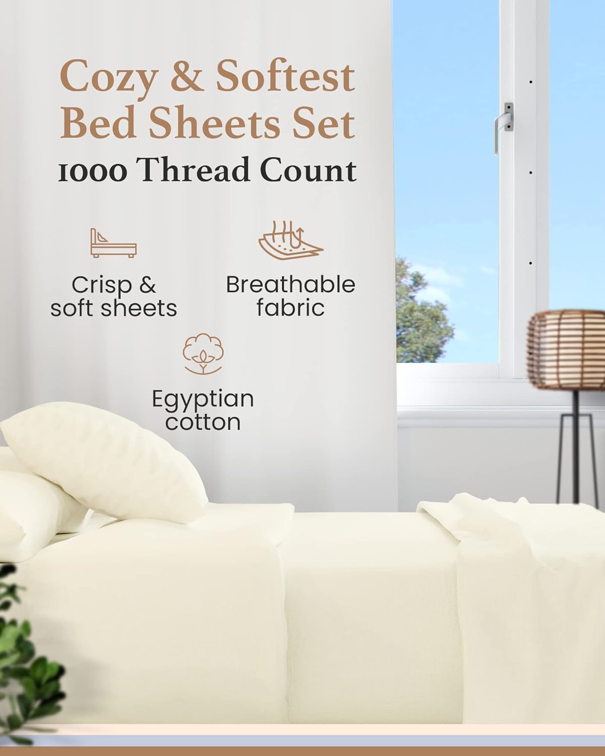 Juego de sábanas divididas tamaño King para cama ajustable, sábanas de lujo, sábanas de algodón egipcio de 1000 hilos, juego de sábanas de 5 piezas,