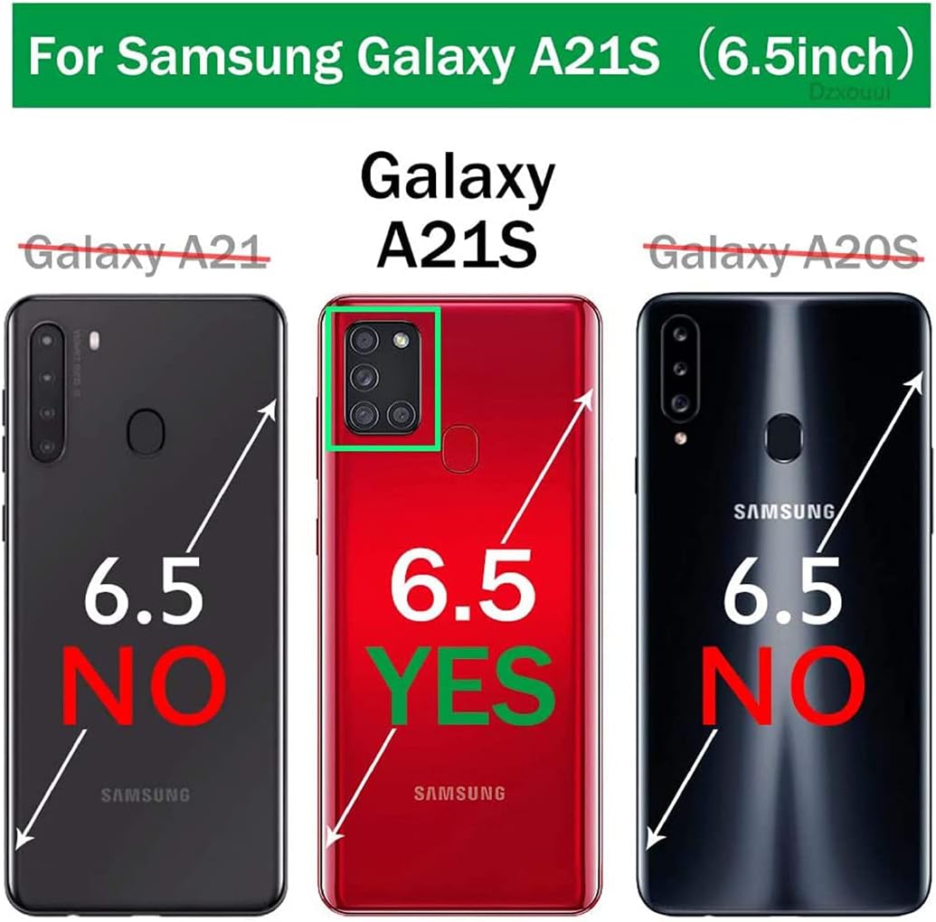 Jelly Galaxy A21S – Funda protectora de cuerpo completo antiarañazos para Samsung Galaxy A21S (no es compatible con Galaxy A21) con diseño de