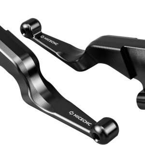 NICECNC Palancas de embrague de freno negras compatibles con Harley Street Glide FLHX 2017-2020, Road King FLHR 2017-2020, Electra Glide Ultra NICECNC Palancas de embrague de freno negras compatibles con Harley Street Glide FLHX 2017-2020, Road King FLHR 2017-2020, Electra Glide Ultra