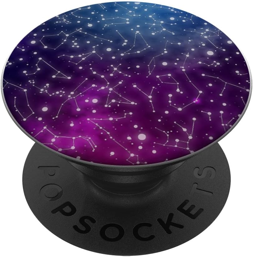 Planets Universe Celestial Galaxy Star Constellation Space PopSockets PopGrip agarre intercambiable para teléfonos y tabletas