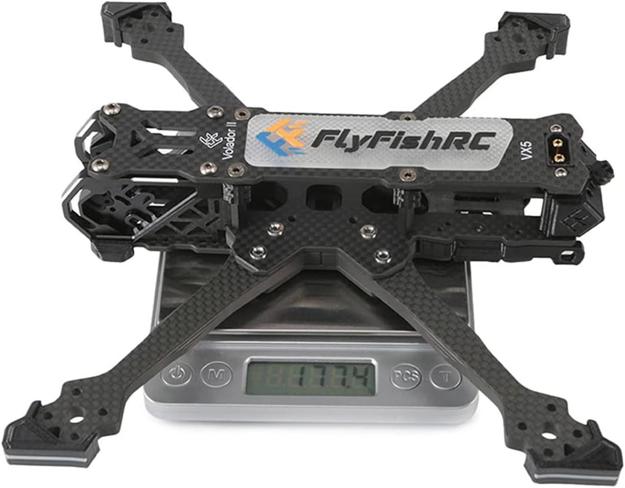 Volador II VX5 V2 RC FPV Drone Quad Frame Compatible para DJI O3 Unidad de Aire Caddx Vista T700 Fibra de Carbono Brazo de 0.236 in Drones 5