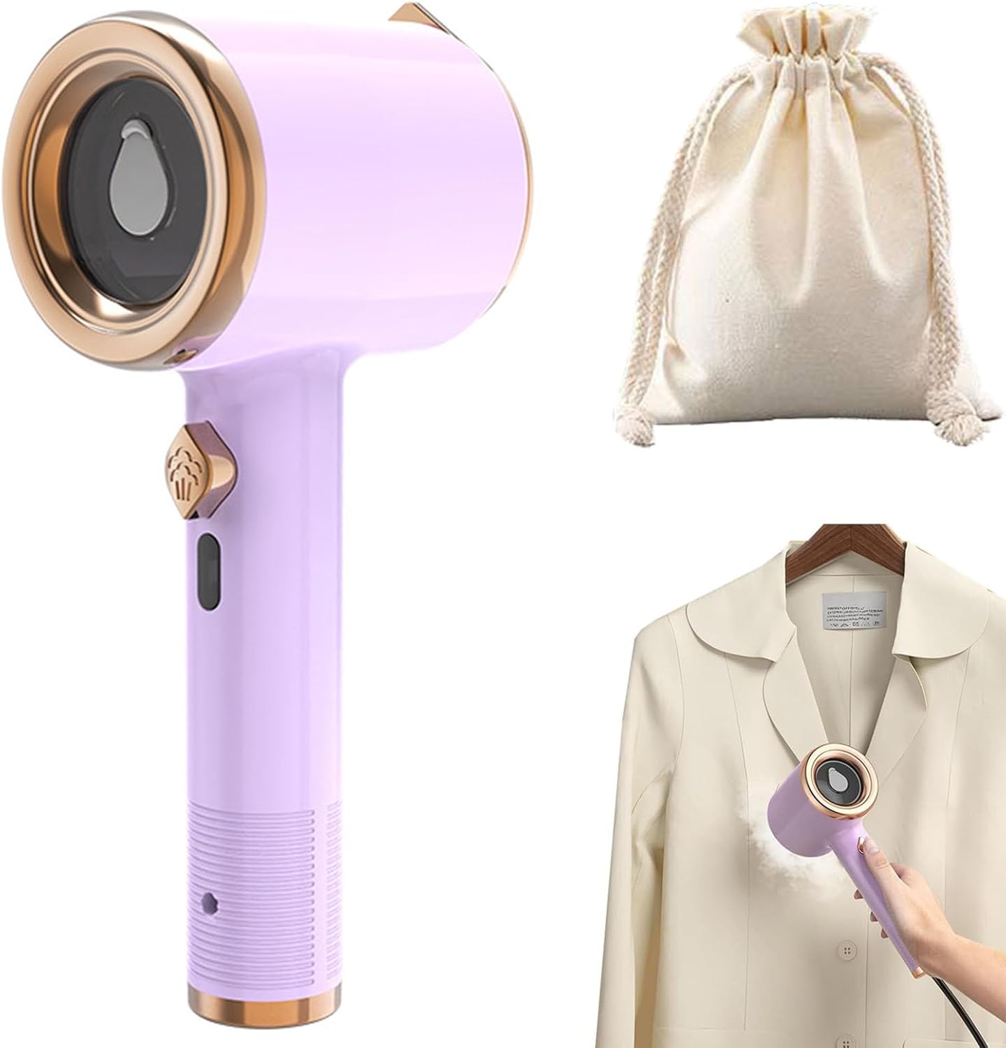 Mini máquina de planchar portátil, mini máquina de planchar de mano de viaje y de mano, mini plancha de vapor portátil, vaporizador portátil para