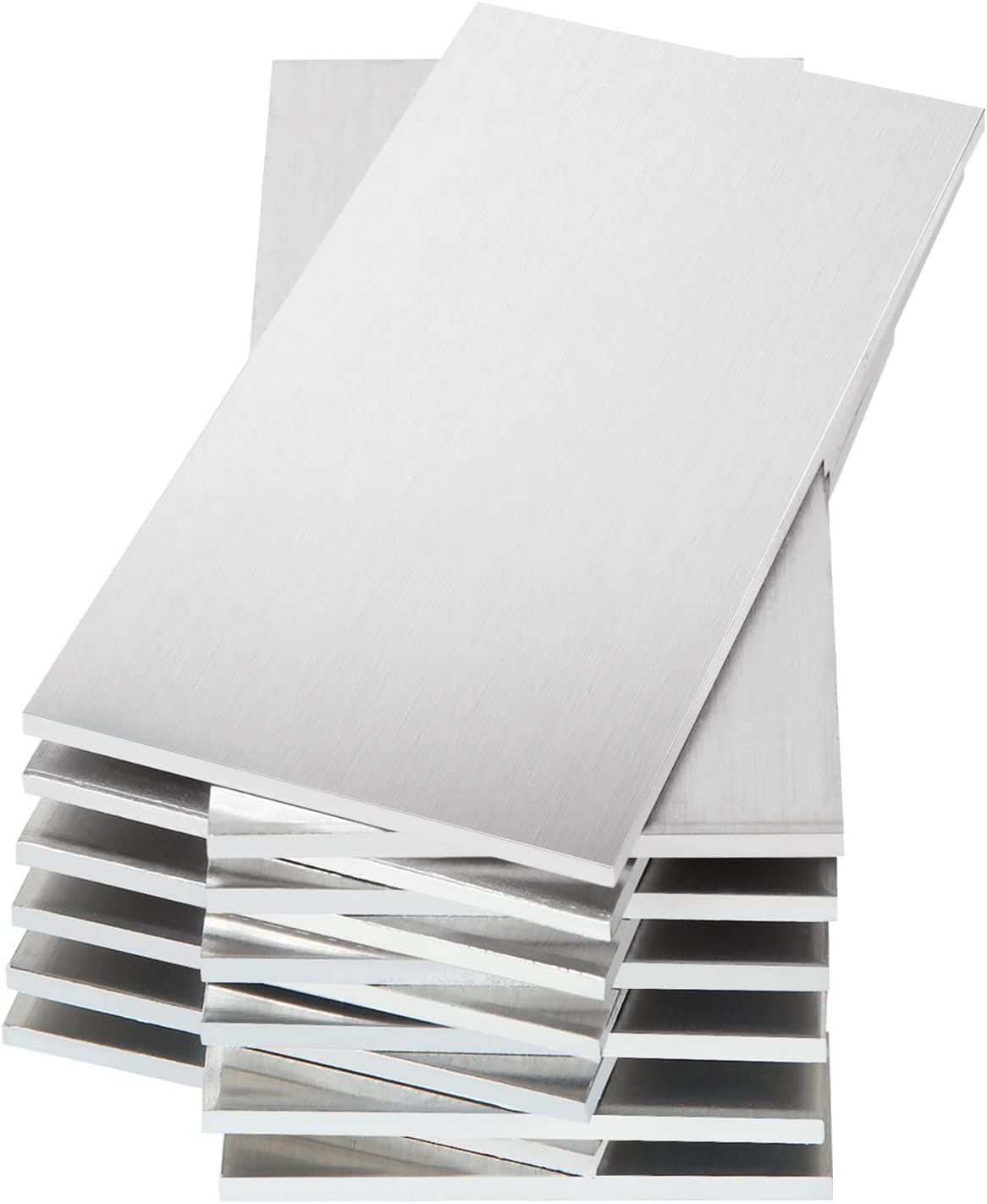 Cupones de soldadura, paquete de 12 unidades 6061 T6 de chapa de aluminio de 2 x 4 x 18 pulgadas, kit de práctica de soldadura de placa de aluminio