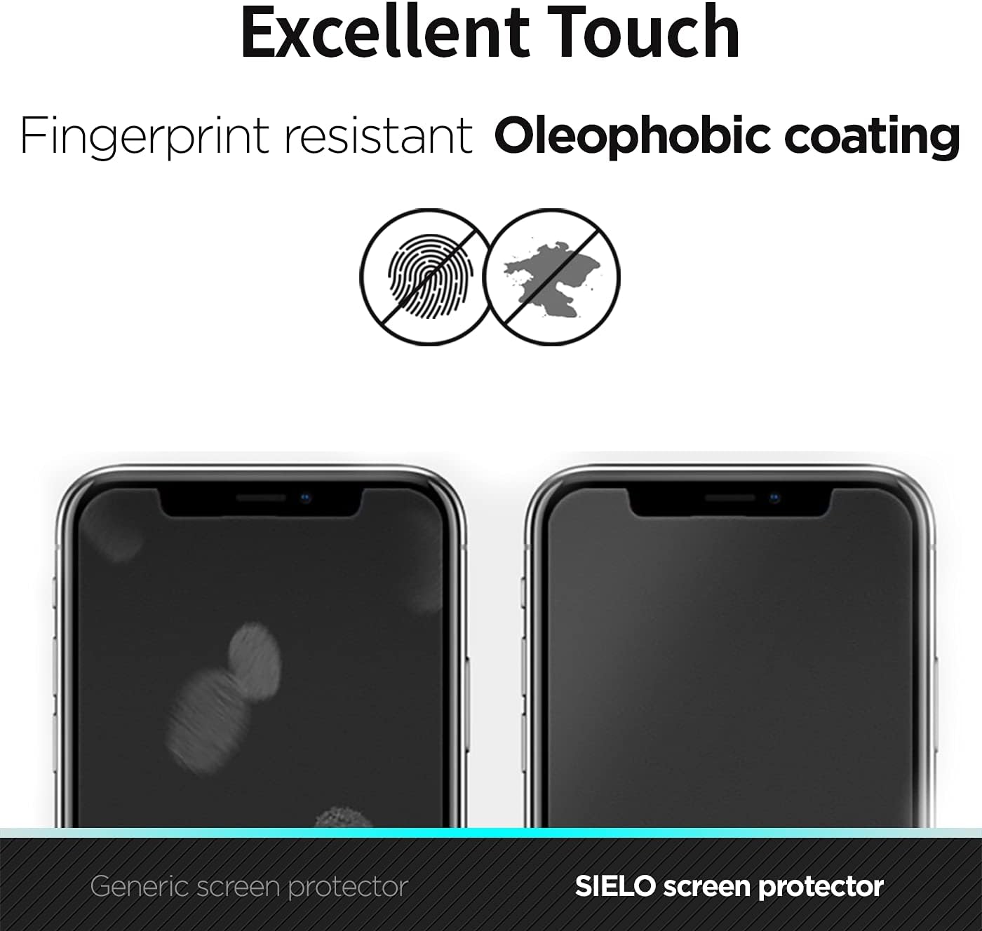 Protector de pantalla 3 paquetes de película PET mate, antirreflejos, antihuellas dactilares para iPhone 13 Pro, inastillable, dureza 9H, bloque de