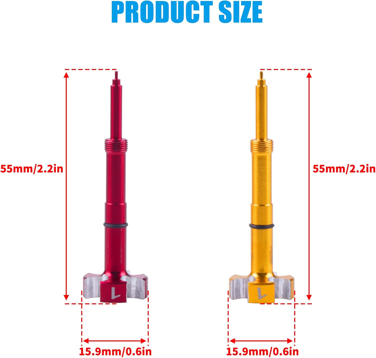 JINGKE Ajustador universal de tornillo de mezcla de airecombustible para motocicleta Keihin FCR Carb compatible con Suzuki RMZ, Kawasaki KXF KLX,