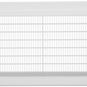 Rejilla de ventilación de plástico blanco de 5 x 12 pulgadas con malla de insectos. HVAC. Cubierta de ventilación interior. No incluye tornillos Rejilla de ventilación de plástico blanco de 5 x 12 pulgadas con malla de insectos. HVAC. Cubierta de ventilación interior. No incluye tornillos