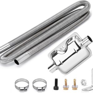 Tubo de escape para calentador de aire de estacionamiento, silenciador de tubo de escape de automóvil, tubo de escape de acero inoxidable, Tubo de escape para calentador de aire de estacionamiento, silenciador de tubo de escape de automóvil, tubo de escape de acero inoxidable,