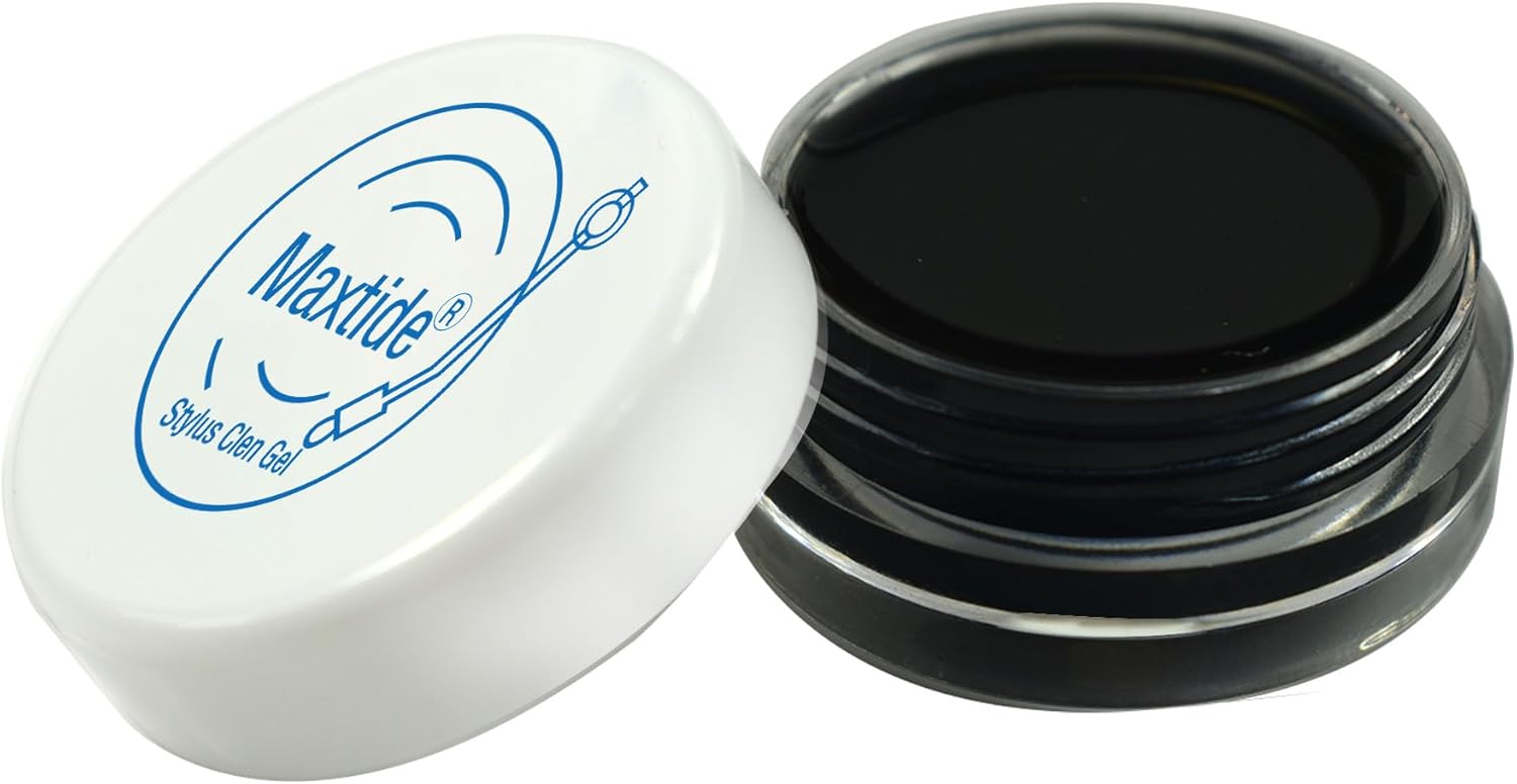 Lápiz para tocadiscos Clean Gel  Limpiador de lápiz capacitivo antiestático y sin polvo, mezcla de limpieza en seco para tocadiscos de vinilo (negro)