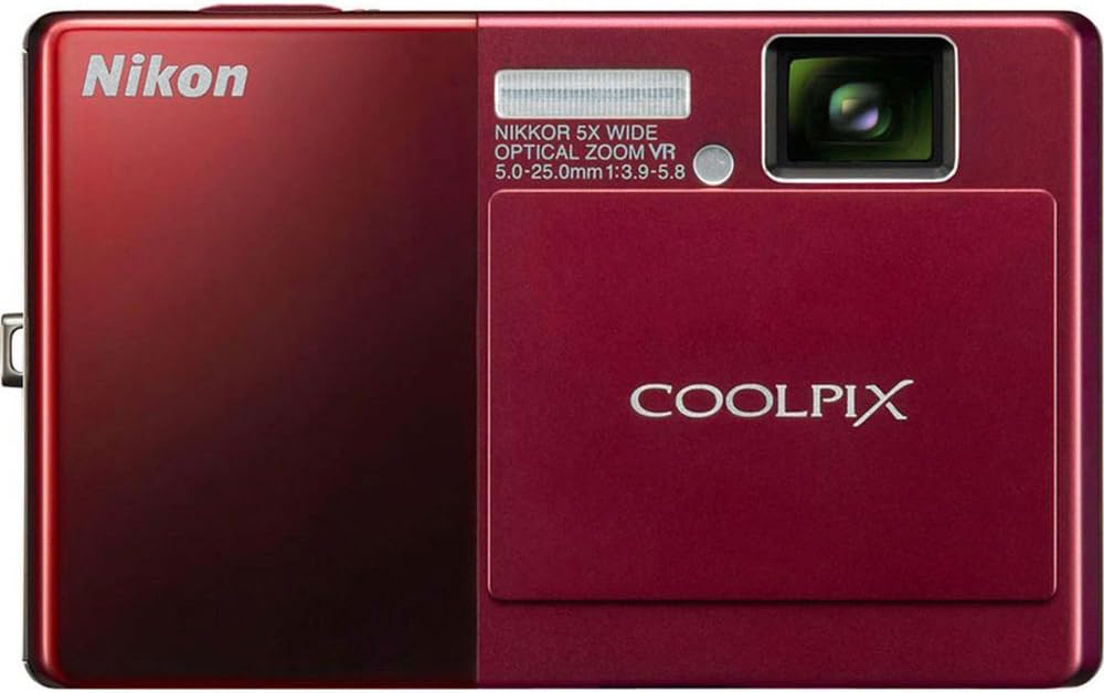 Nikon Coolpix S70 – Cámara digital de 12,1 MP con pantalla táctil OLED de 3,5 pulgadas y zoom de reducción de vibración óptica de gran angular (VR)