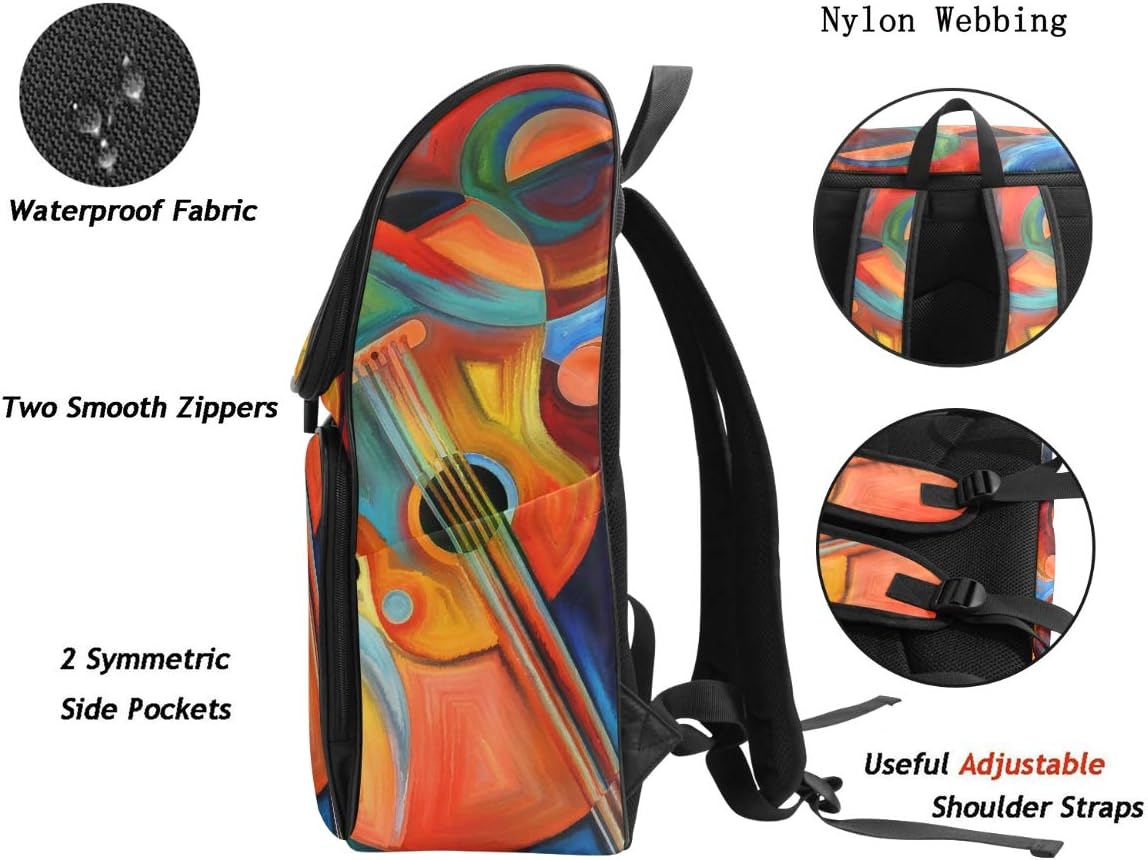 Naanle Daypack – Mochila escolar universitaria grande para hombres y mujeres, bolsa impermeable para computadora portátil de 15.6 pulgadas