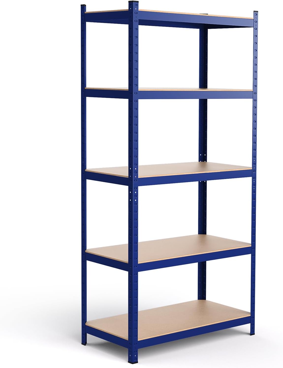 ERGOMASTER Estantes de almacenamiento de garaje de 5 niveles, estantería de garaje de 2920 libras, estantería resistente, ajustable, sin pernos,