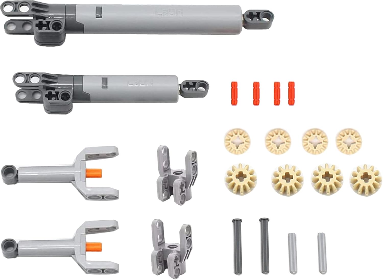 Kit de bomba hidráulica de 22 piezas para piezas técnicas compatibles con piezas técnicas convencionales, kit hidráulico técnico de engranajes y