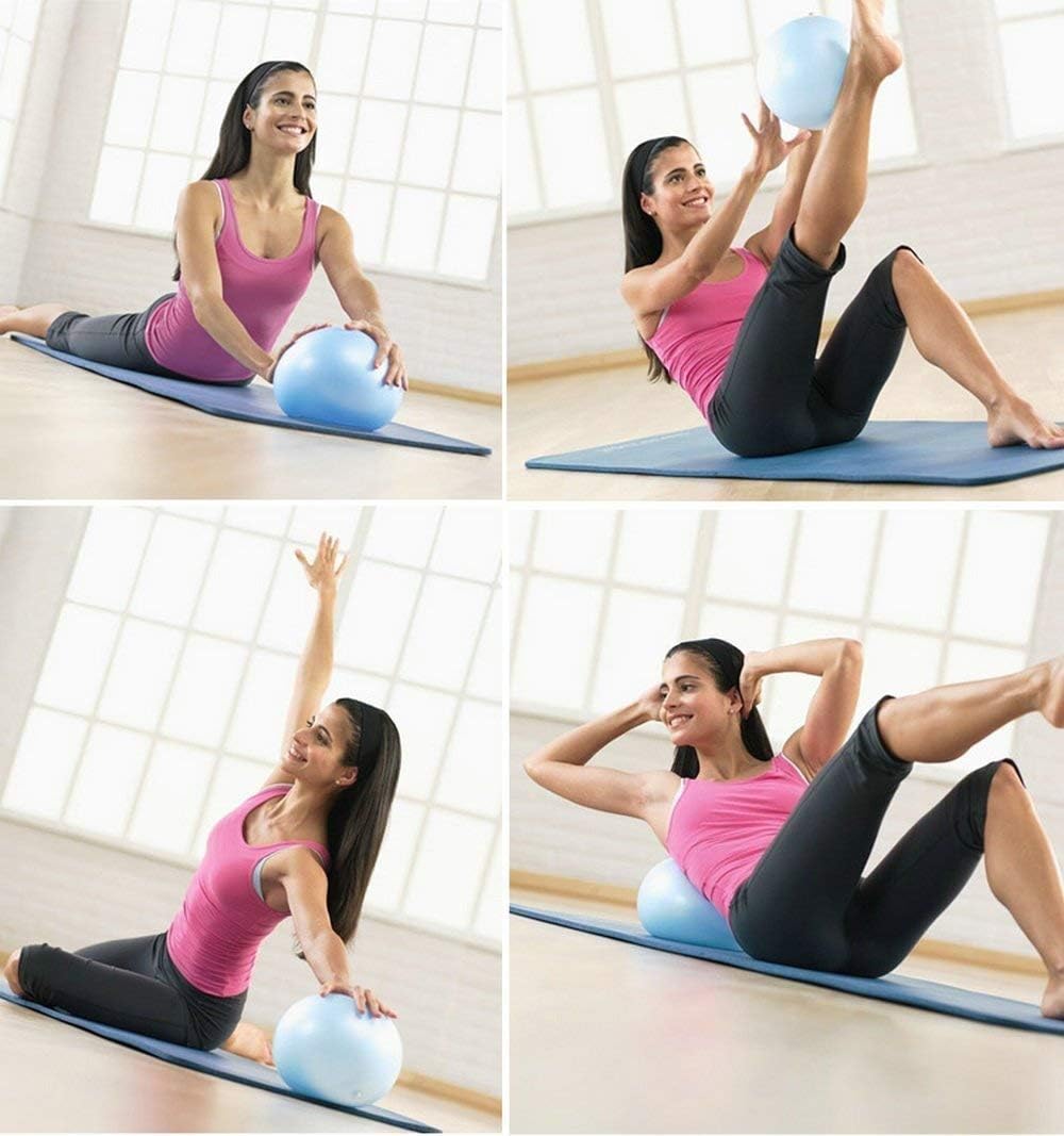 Pelota de pilates, pelota de pilates mini, bolas de extracto, 8 pelotas de ejercicio, pelotas de yoga, pelota de 9 pulgadas, tratamiento de núcleo,