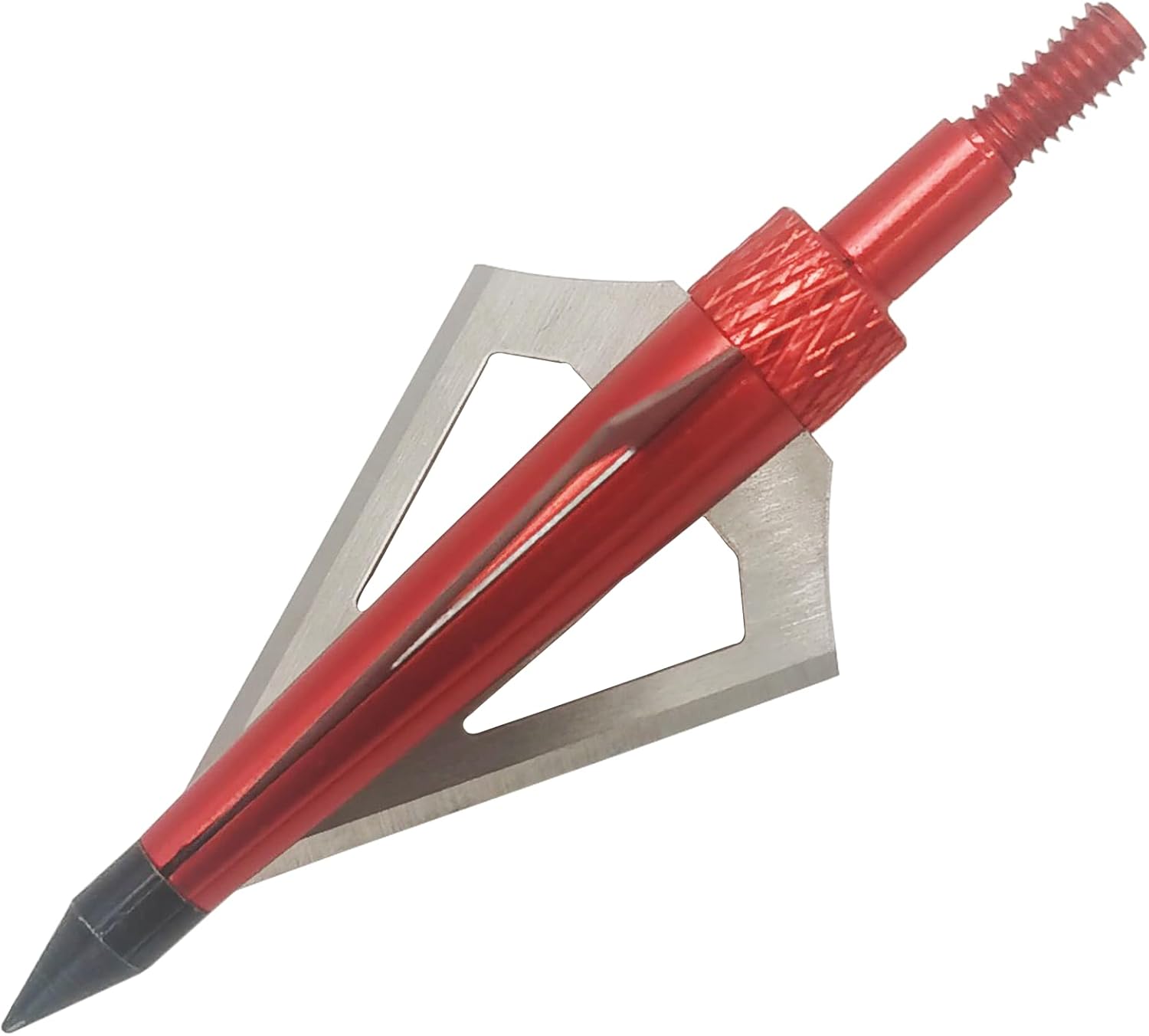 Flying Swifts Cabezas de caza con 3 cuchillas para tiro con arco, 100 o 125, grano, 12 unidades, puntas de flecha atornilladas, compatibles con