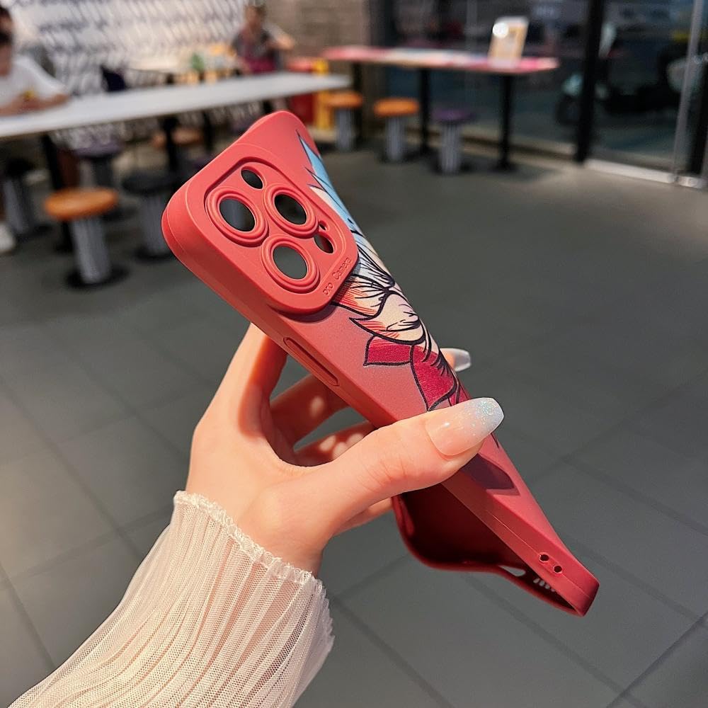 MINSCOSE Funda compatible con iPhone 13 Pro Max, bonito diseño pintado de girasol, delgada, suave, silicona líquida, floral, lisa, protección de