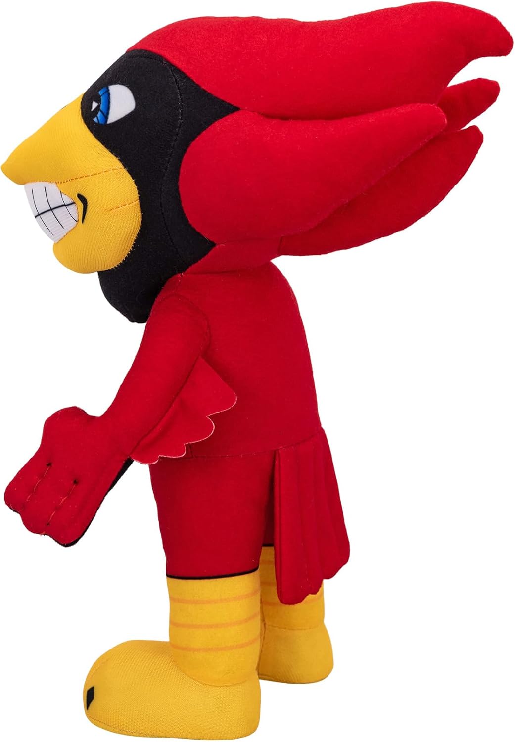 Bleacher Creatures Iowa State Cyclones Cy The Cardinal – Figura de peluche de mascota de 10 pulgadas, una mascota para jugar o exhibir