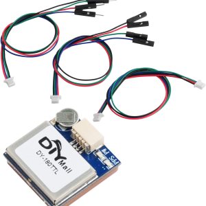 Geekstory Módulo receptor GPS DY-180TTL Módulo de navegación GPS de doble Glonass TTL Nivel 9600bps con antena GPS para aviones Arduino FPV, Geekstory Módulo receptor GPS DY-180TTL Módulo de navegación GPS de doble Glonass TTL Nivel 9600bps con antena GPS para aviones Arduino FPV,