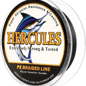Hercules – Hilo para pescar Super Cast, 8 hilos trenzados de pesca de 10 lb a 300 lb para agua salada, 109  328  547  1094 yardas, diametro # Hercules – Hilo para pescar Super Cast, 8 hilos trenzados de pesca de 10 lb a 300 lb para agua salada, 109  328  547  1094 yardas, diametro #