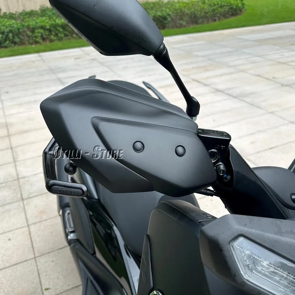Protector de mano negro para motocicleta, protector contra el viento y el frío para Yamaha X-MAX 125 X-MAX 300 (2023 2024), accesorios de