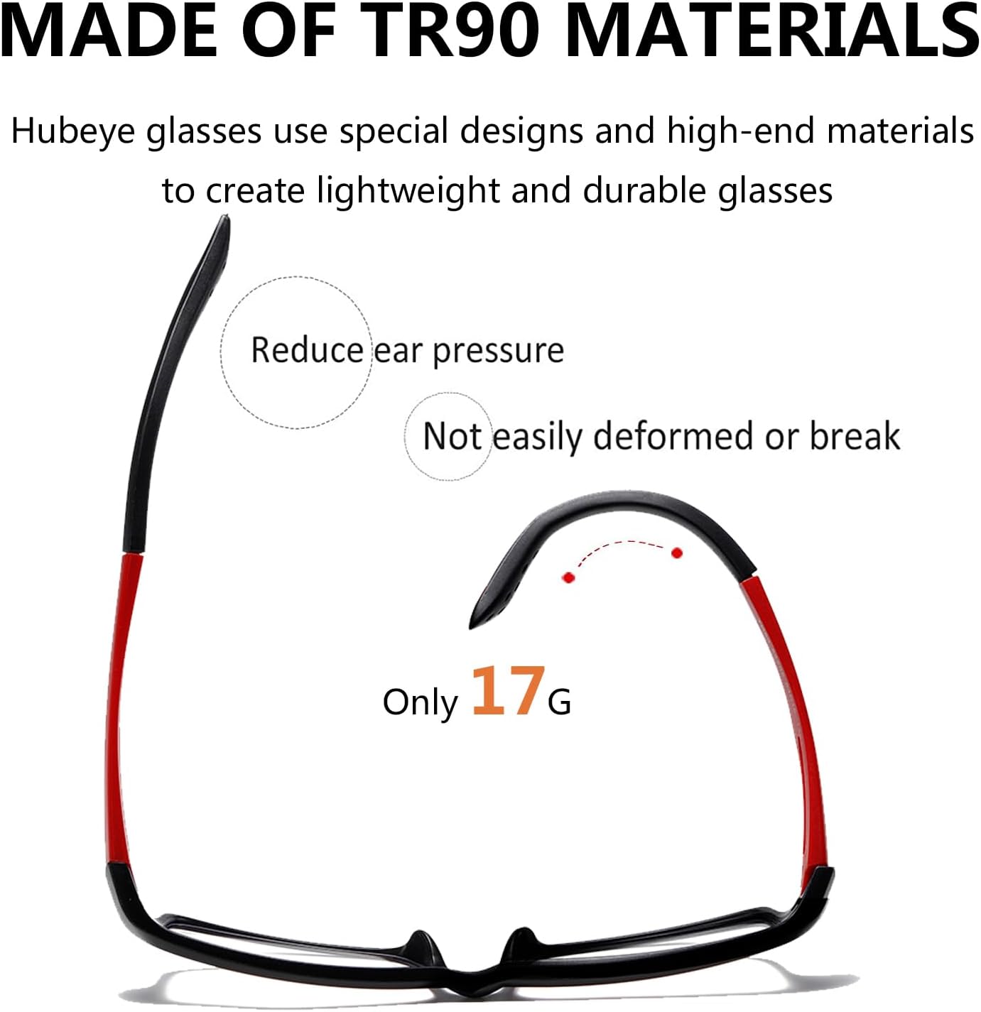 Hubeye Paquete de 3 marcos TR90 de moda de retazos de color para mujeres y hombres, ligeros con bloqueo de luz azul, lectores de computadora, 1.50
