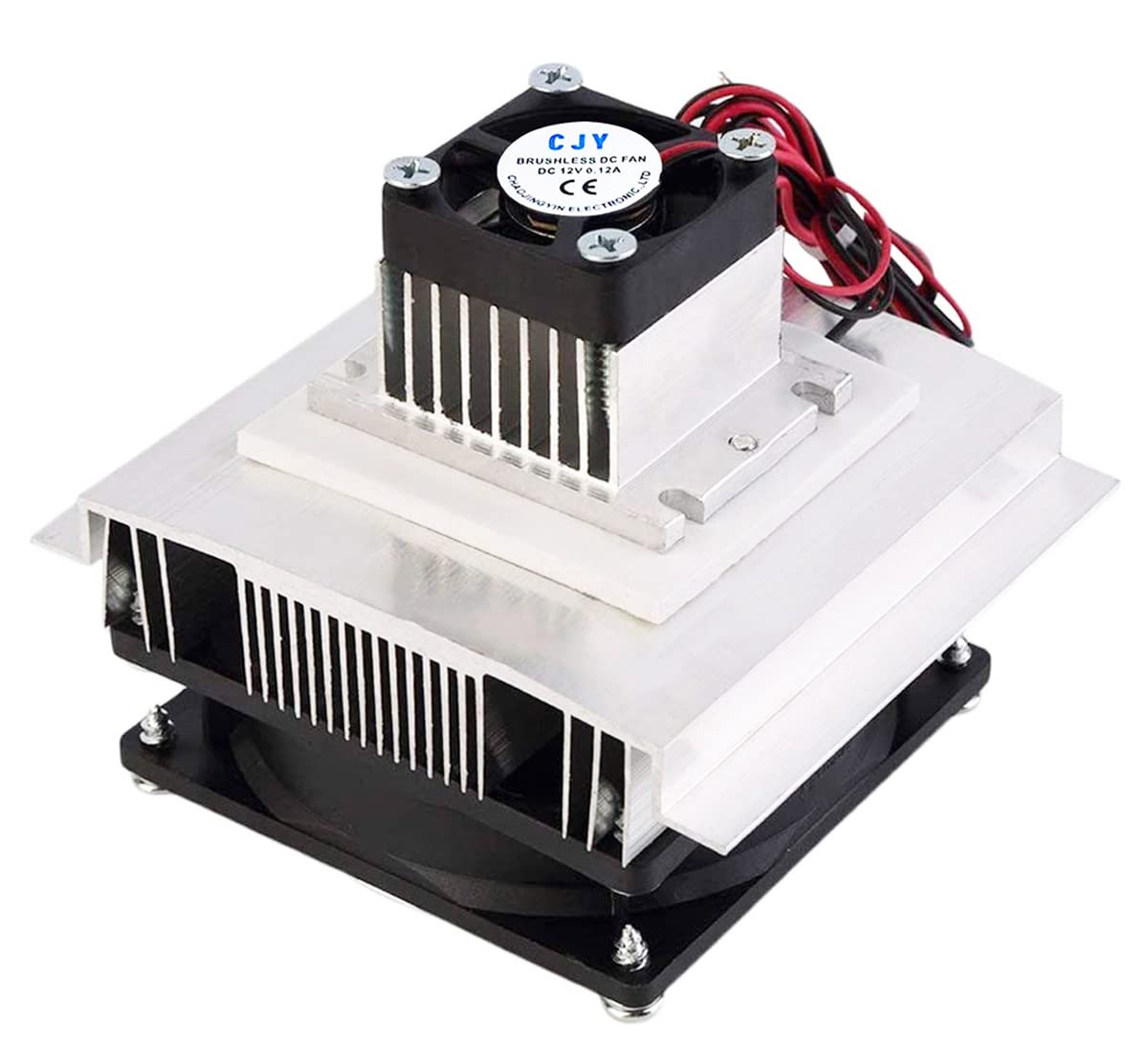 DC 12V DIY Termoeléctrico Peltier Refrigeración Sistema de Refrigeración Kit Semiconductor Enfriador Disipador de Calor Módulo de Conducción