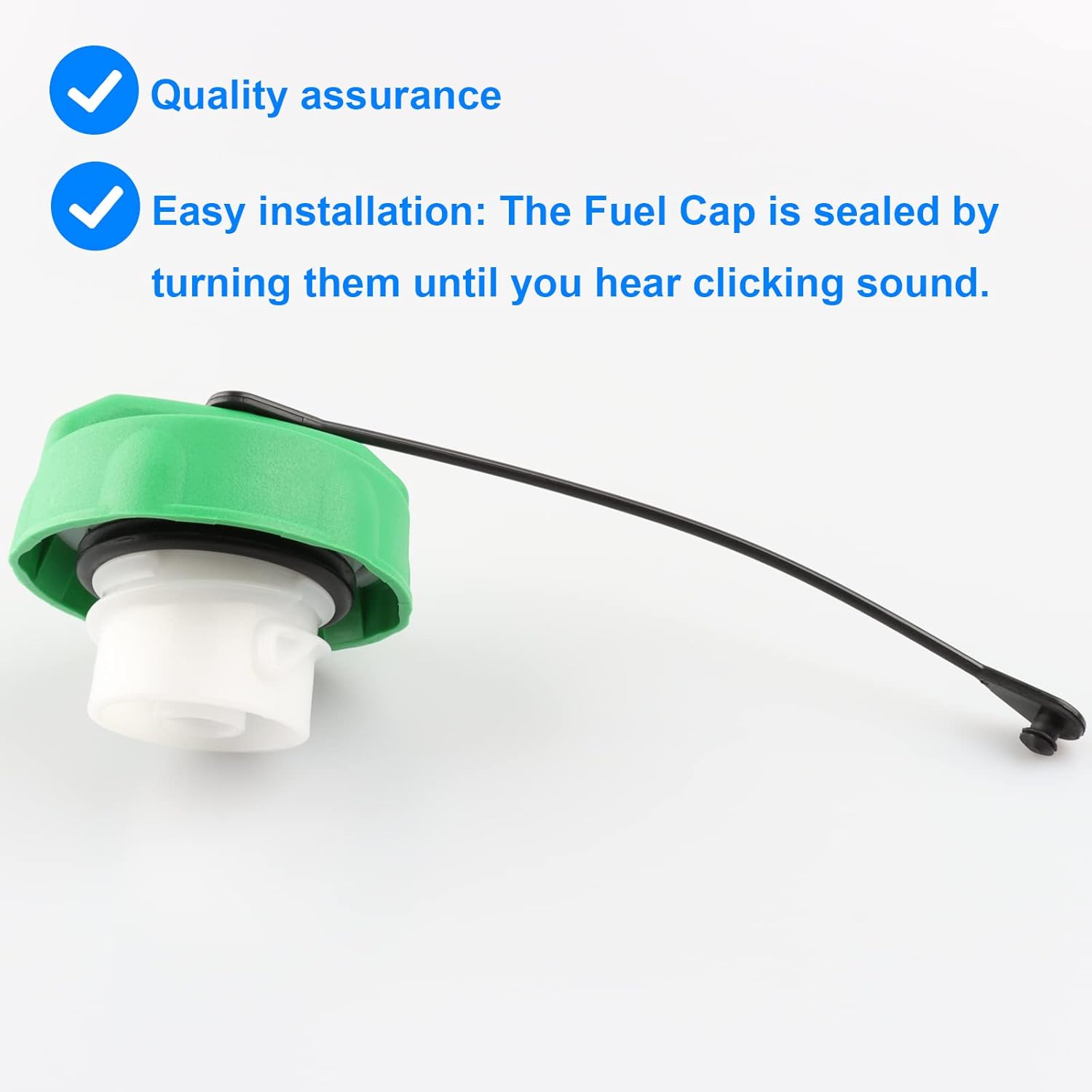 Tapa de gasolina verde de repuesto 52013994AB compatible con Dodge Jeep Ram Diesel – Ram 2500 2011-2012, Ram 3500 4500 5500 2011-2022, Dodge Ram
