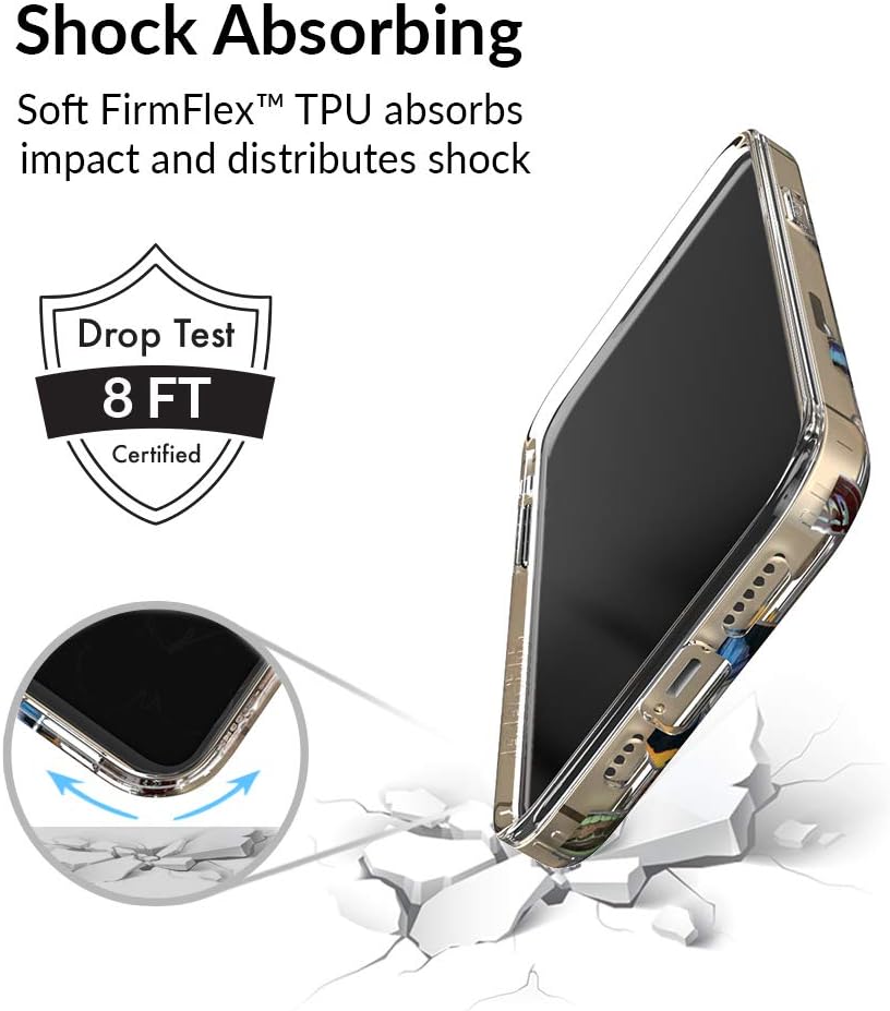 Velvet Caviar Funda compatible con iPhone 13 Pro Butterfly probada en caídas de 8 pies, bonita funda protectora transparente para teléfono para mujer