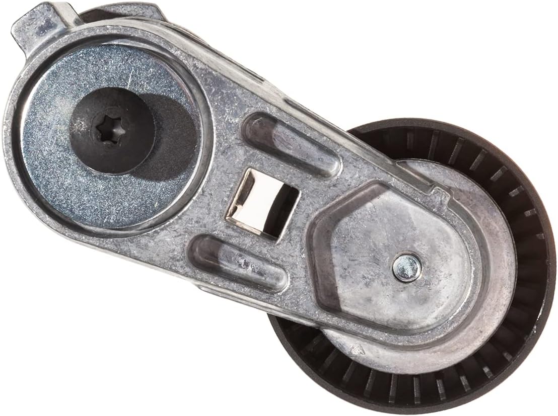 AUQDD 38163 Tensor automático de correa y conjunto de polea (para 4.0L L6) apto para Jeep Grand Cherokee 1999 00 01 02 03 2004 2000-2006 Wrangler TJ