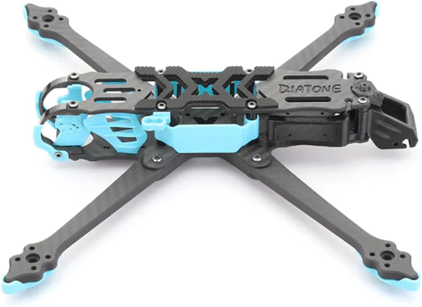 Diatone Roma F7 11.417 in FPV Racing Drone Frame Kit – 0.157 in 3K fibra de carbono, rápida y ágil, fácil personalización – Plataforma profesional