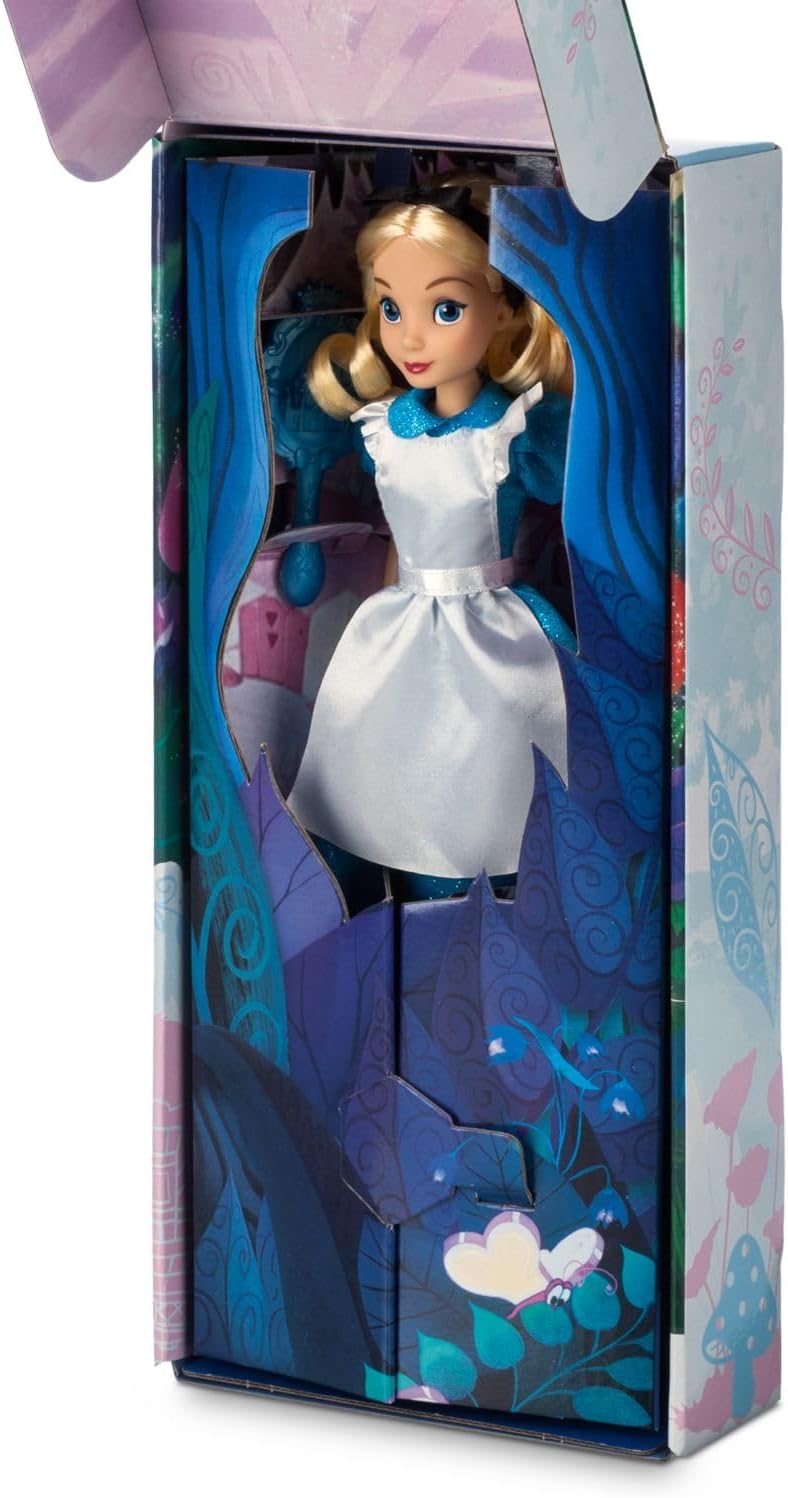 Disney Tienda oficial Alice Classic Doll de Alicia en el País de las Maravillas  10 pulgadas  Diseño detallado recuperando la magia de la película