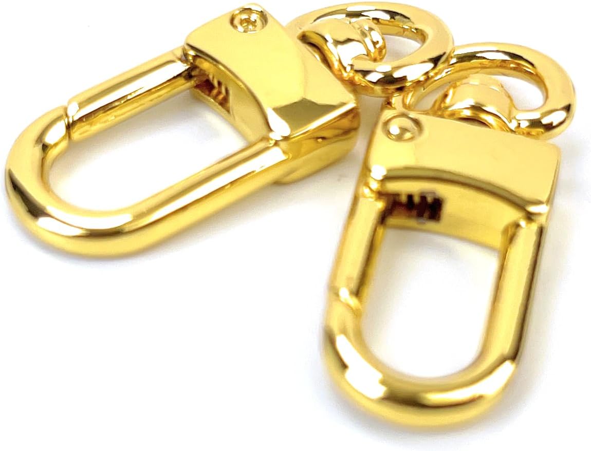 VersaKits 10 ganchos giratorios estilo arco de langosta para puerta de empuje, clips de gatillo para proyectos de costura y manualidades (0.327 in K