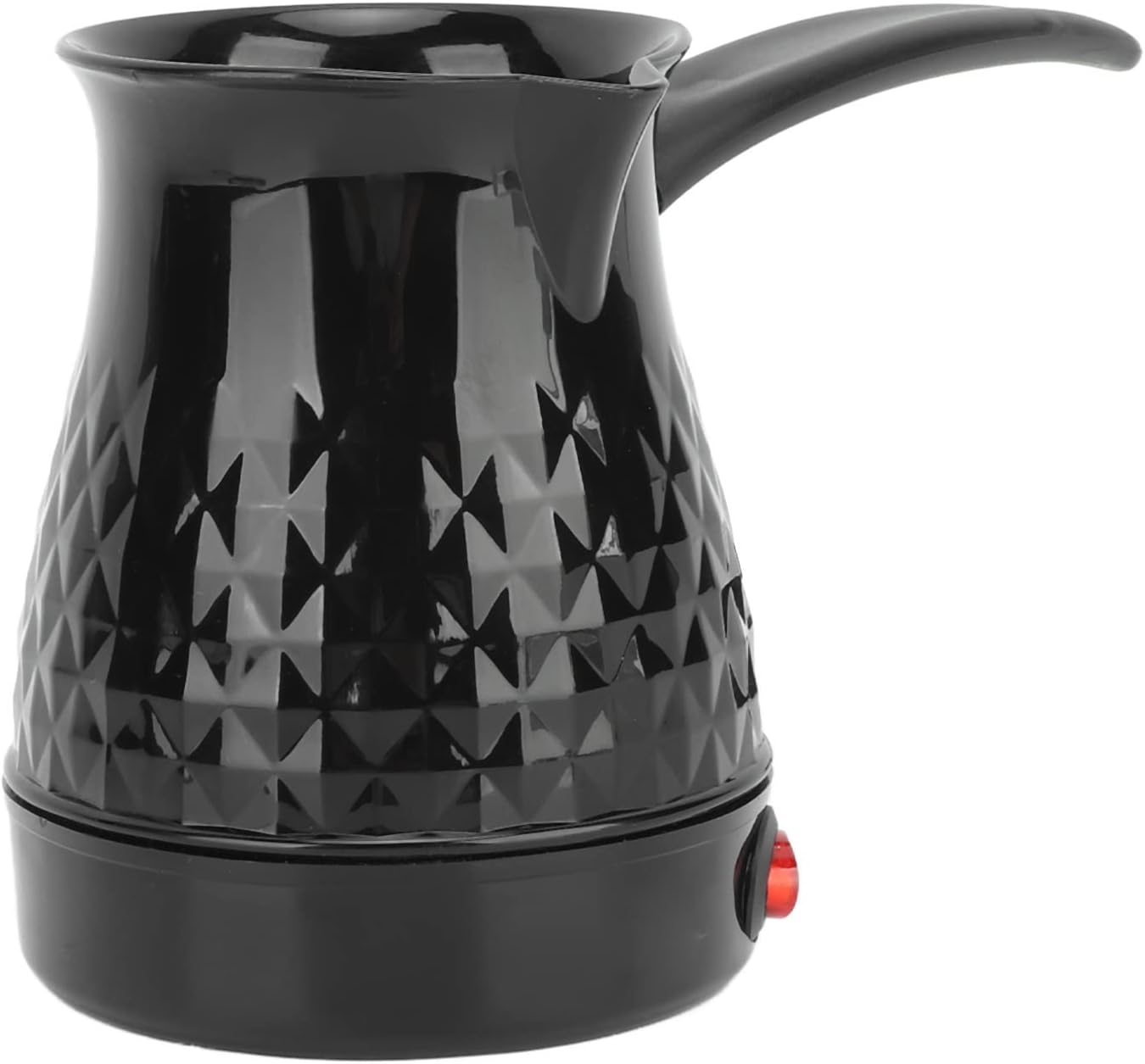 Fockety Cafetera turca, cafetera turca griega árabe de acero inoxidable con mango extraíble, cafetera eléctrica, calentador de olla para el hogar,