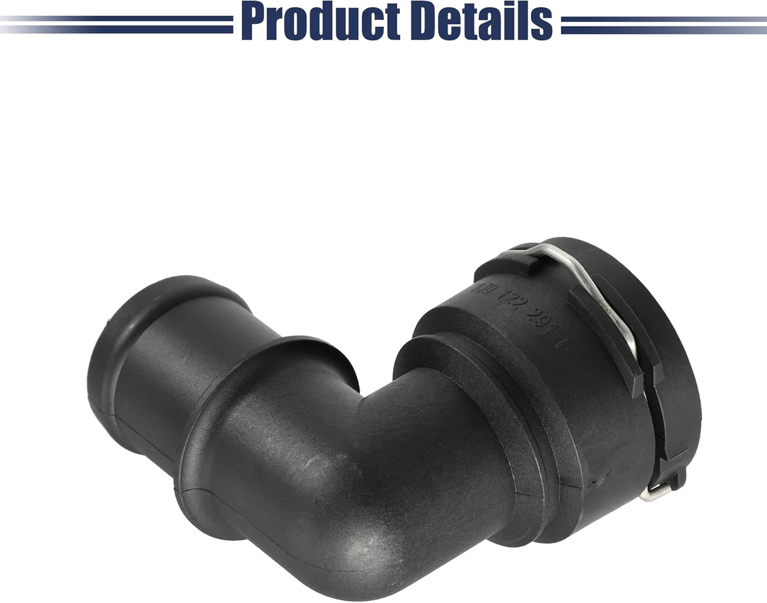 ACROPIX Conector de manguera de refrigerante para Audi A3 2.0L AT Quattro Base Hatchback – Paquete de 2 negro