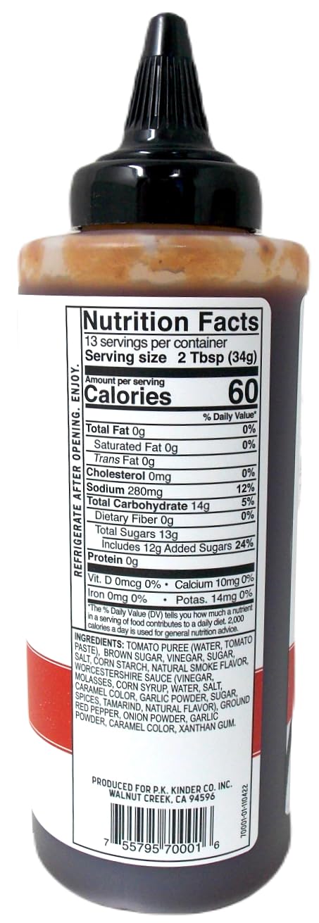 Kinder’s BBQ Sauce Variedad de 3 sabores  (1) cada uno oro, azúcar morena de nogal, caliente (15.3-15.8 onzas)  Paquete de folleto de recetas más