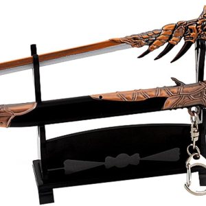 8.7 pulgadas Monster Hunter World Iceborne Monster Rathalos Sword Metal Arma Modelo Colección 8.7 pulgadas Monster Hunter World Iceborne Monster Rathalos Sword Metal Arma Modelo Colección