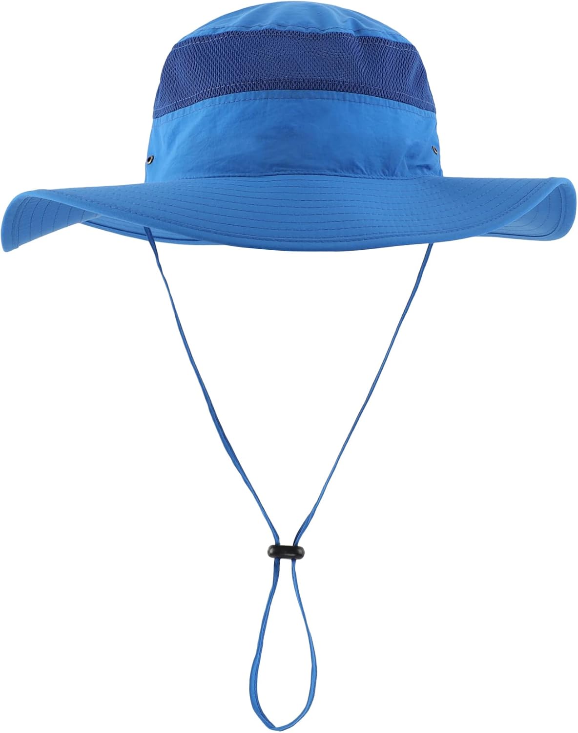 Home Prefer – Sombrero para hombre con protección solar UPF 50+ de ala ancha y sombrero para pesca resistente al viento