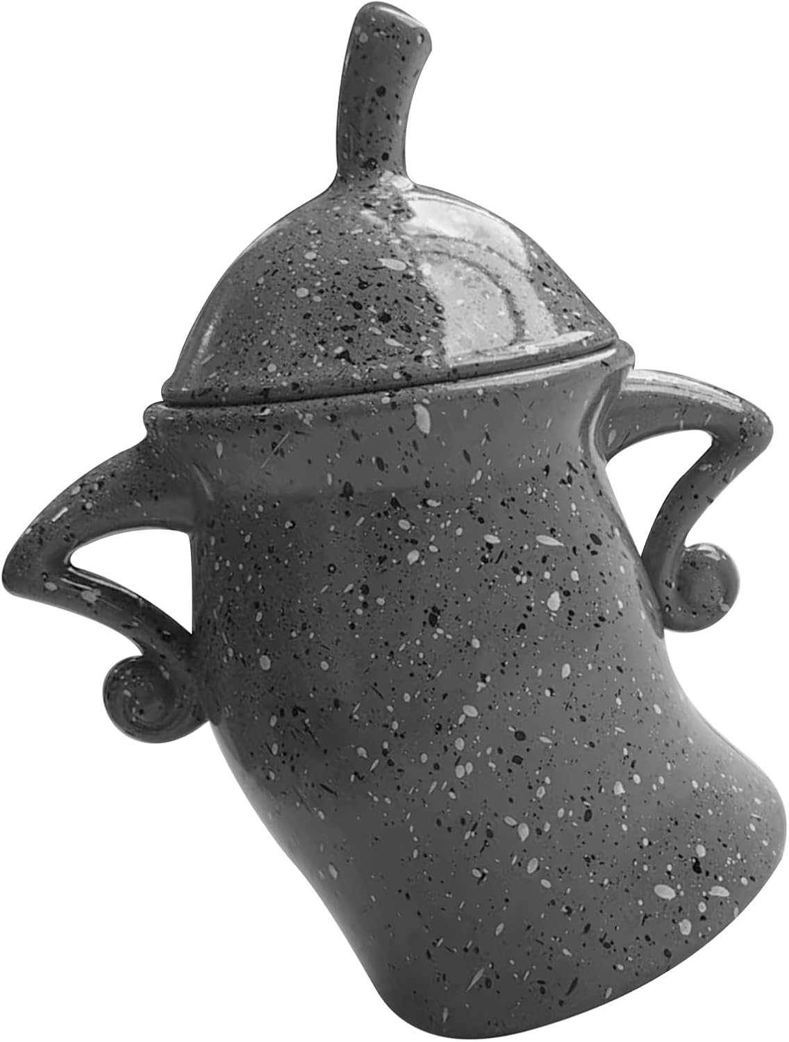 Recipiente con actitud, divertido recipiente de cerámica para cocina, PVC, duradero, lindo, con tapas para café, té, azúcar, especias y decoraciones