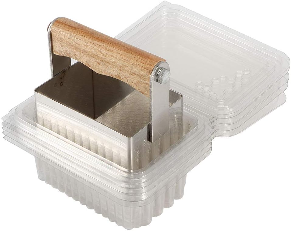 Fydun Less Steel Comb Honey Cutter Scraper with Plastic Case Cutting Tool Beeke Accessories for Men and Women