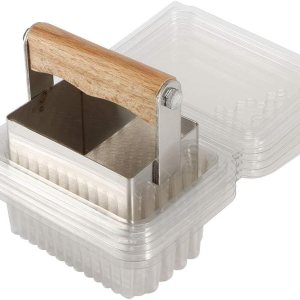 TOPINCN Peine cortador de miel, peine de acero inoxidable cortador de miel raspador con caja de plástico para corte de miel ordenadamente formado y TOPINCN Peine cortador de miel, peine de acero inoxidable cortador de miel raspador con caja de plástico para corte de miel ordenadamente formado y