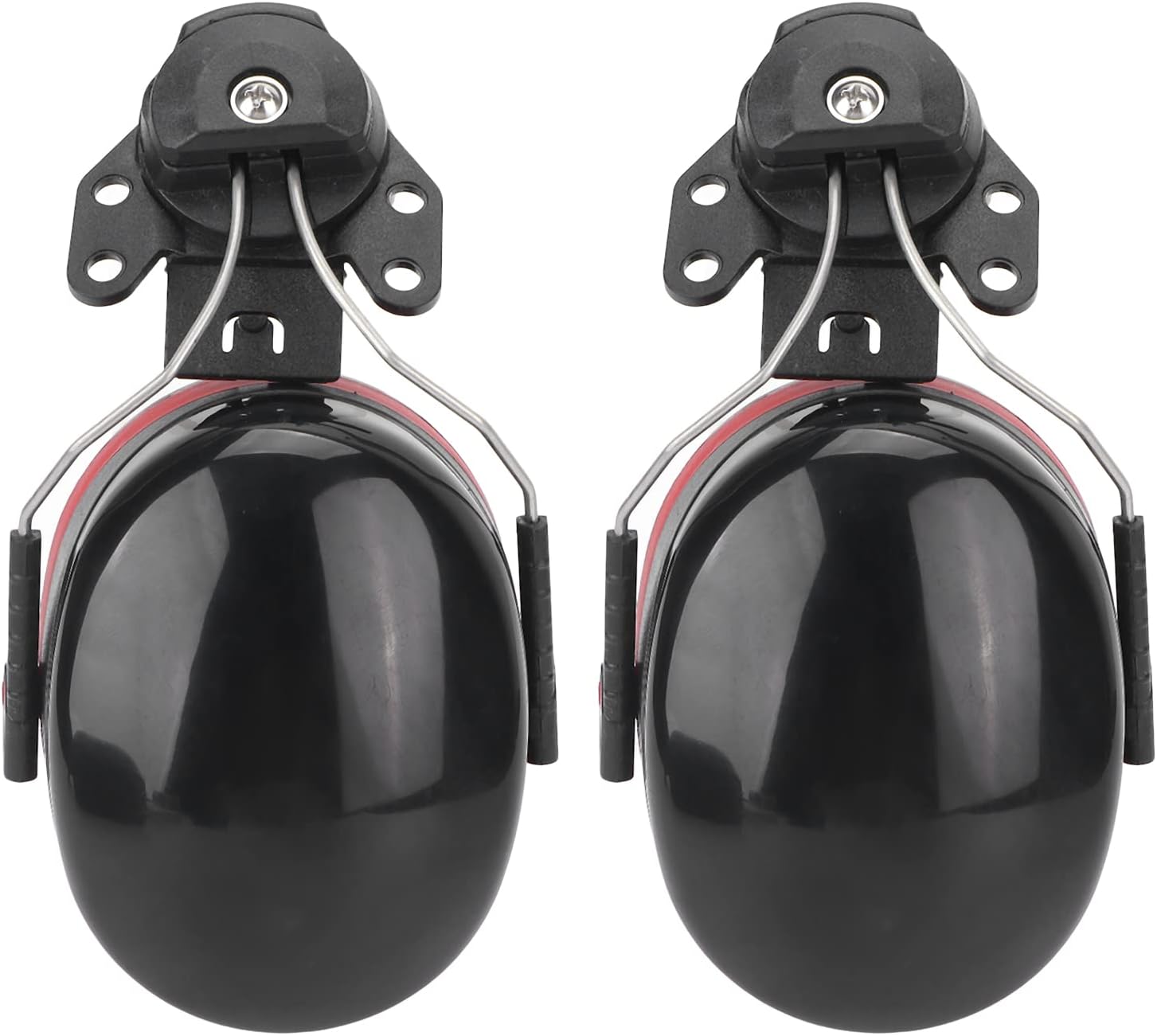 Orejera para casco, resistente a los impactos, sujeta firmemente la orejera del casco duro para trabajar la madera